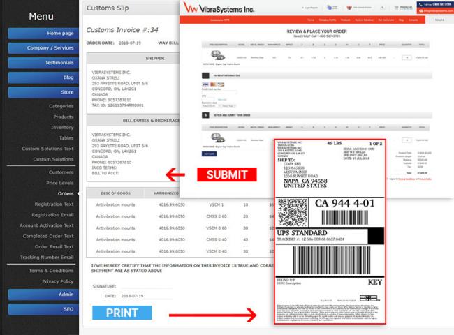 online ordering system