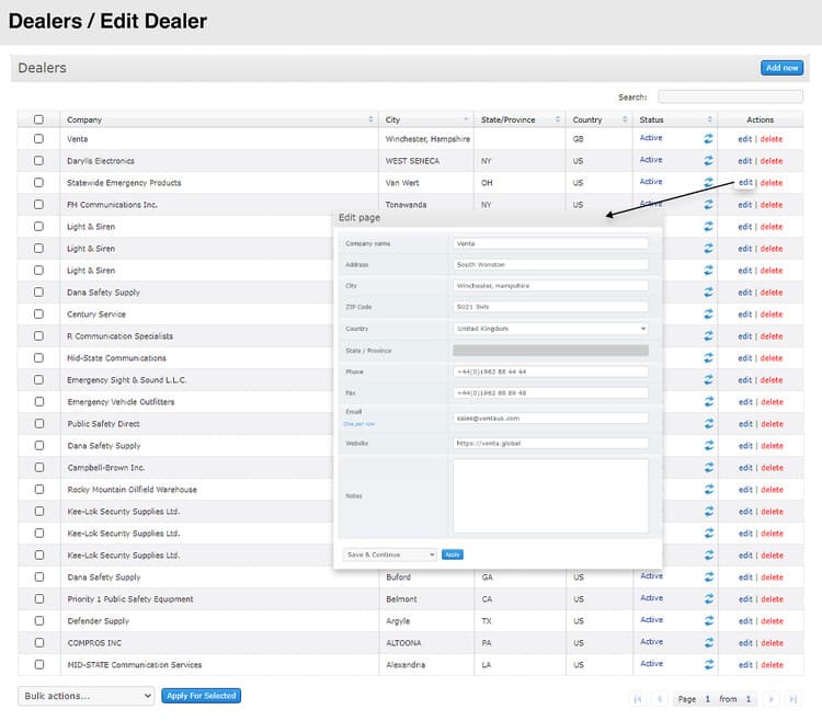 Vestra Inet Catalog Organization