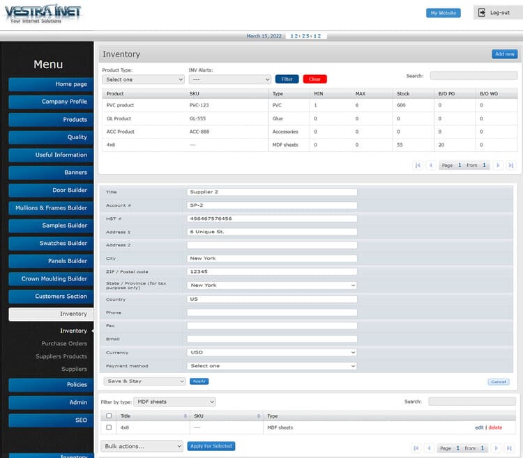 Seamless E-commerce Integration for Door Maker