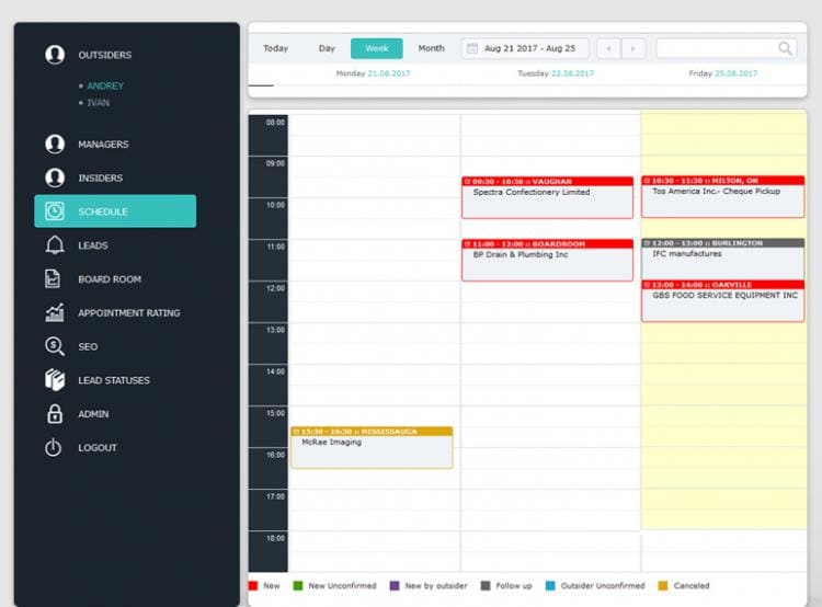 Advanced Appointment Scheduling System by Vestra Inet